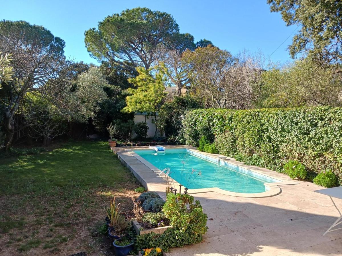 Studio Charmant Et Calme Villeneuve Les Avignon Entree Et Cour Independantes Climatisation Piscine Parking Exterior photo